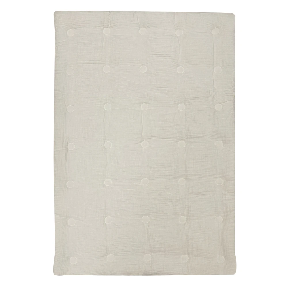 Deluxe 4ply Muslin Comforter - White