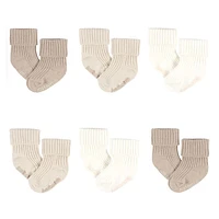 Tan Socks 0-12m (6)