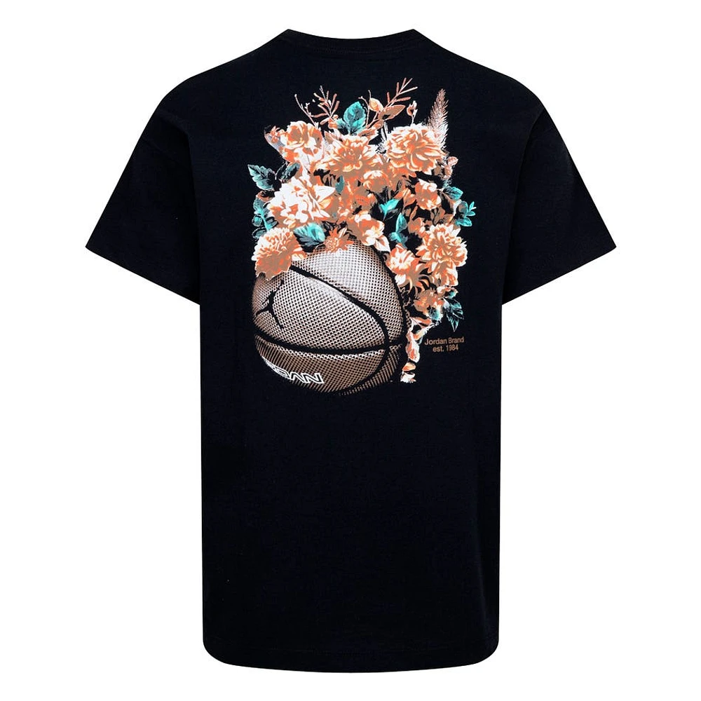 T-Shirt Floral Jumpman 7-16ans