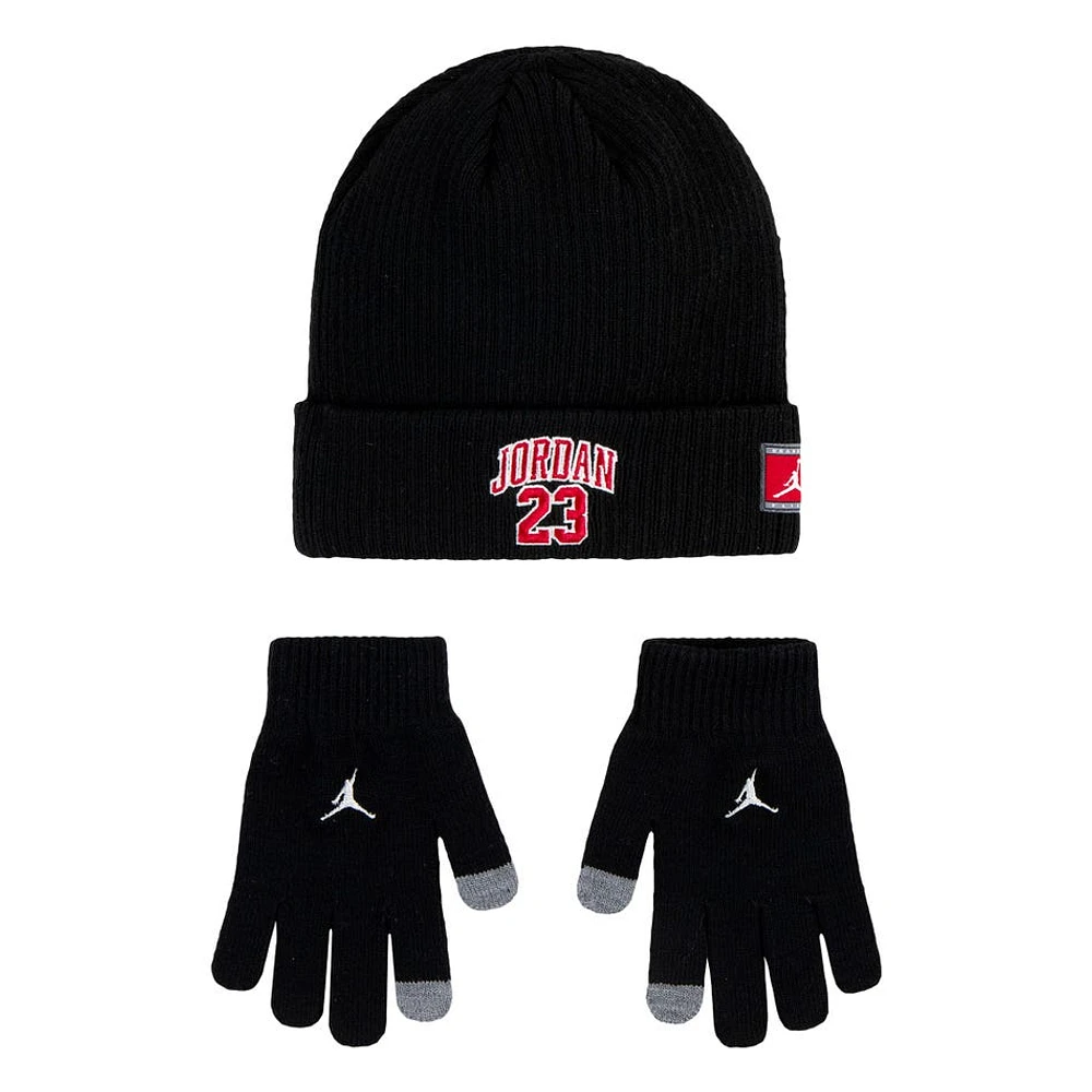 JD 23 Beanie & Gloves Set 8-20y