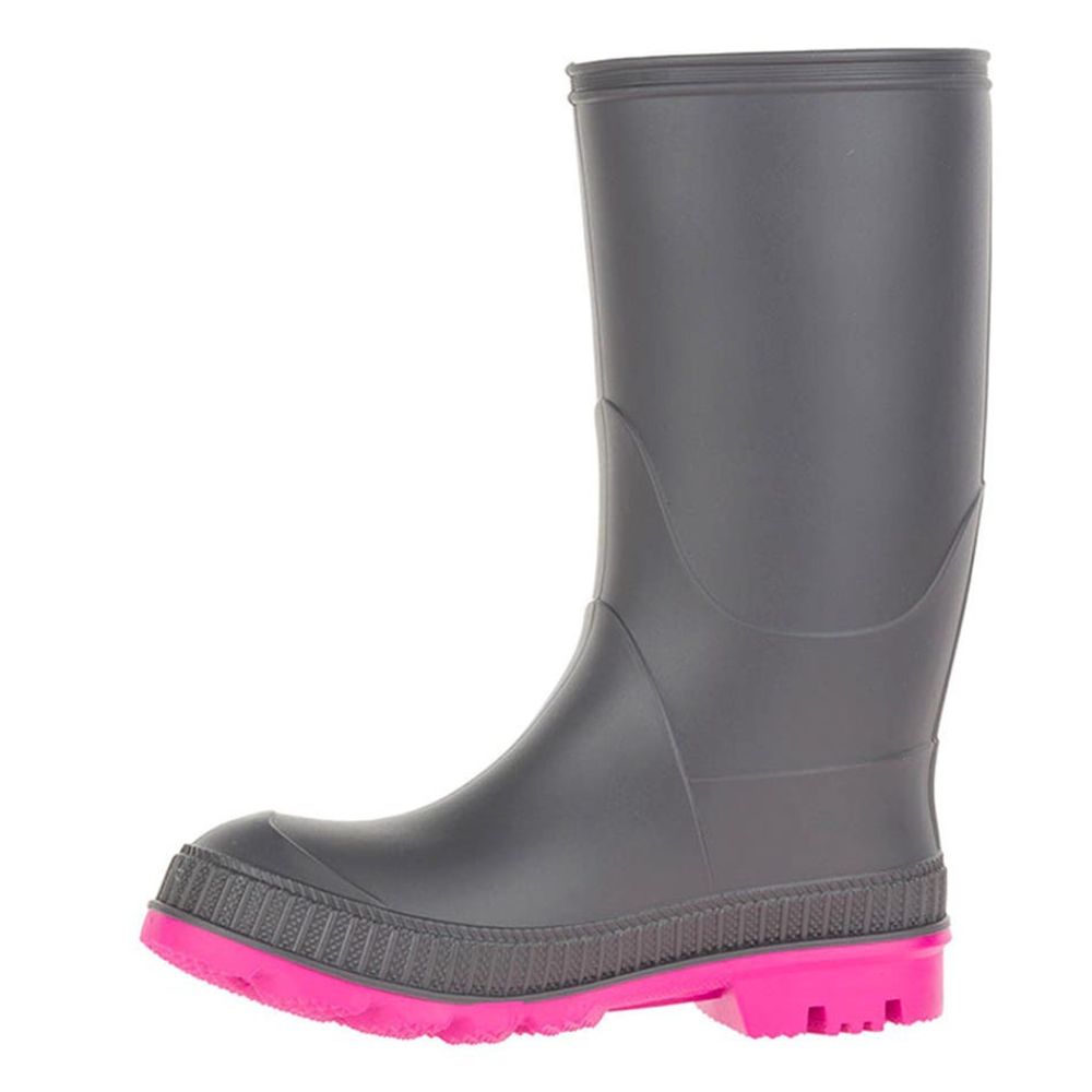 Stomp Rainboots Charcoal Magenta