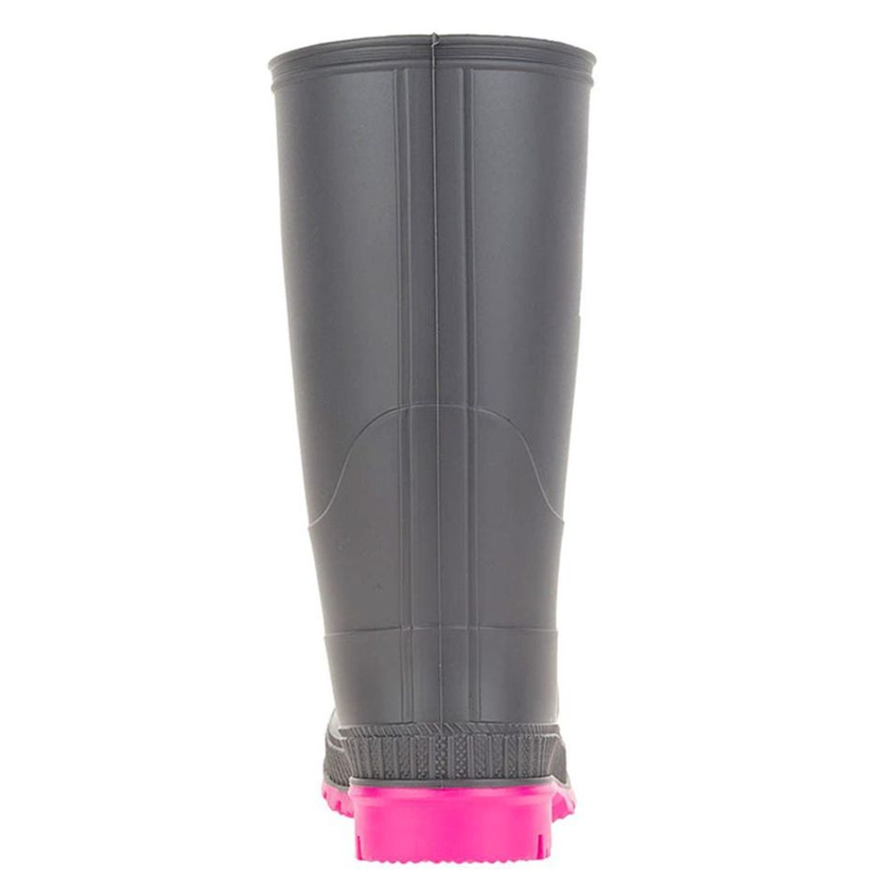 Stomp Rainboots Charcoal Magenta