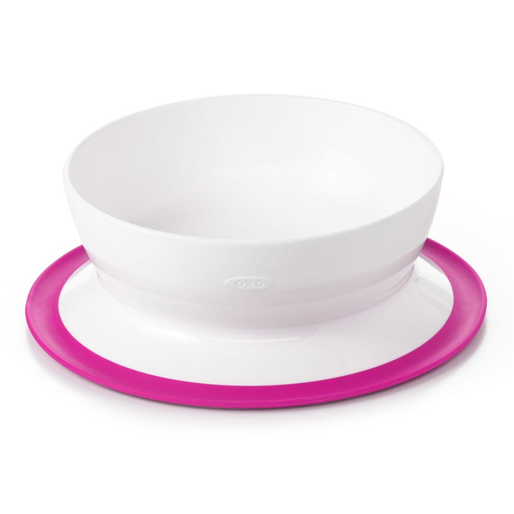 OXO Tot Stick and Stay Suction bowl - Pink