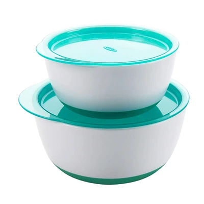 Ensemble Bols OXO Tot  - Turquoise