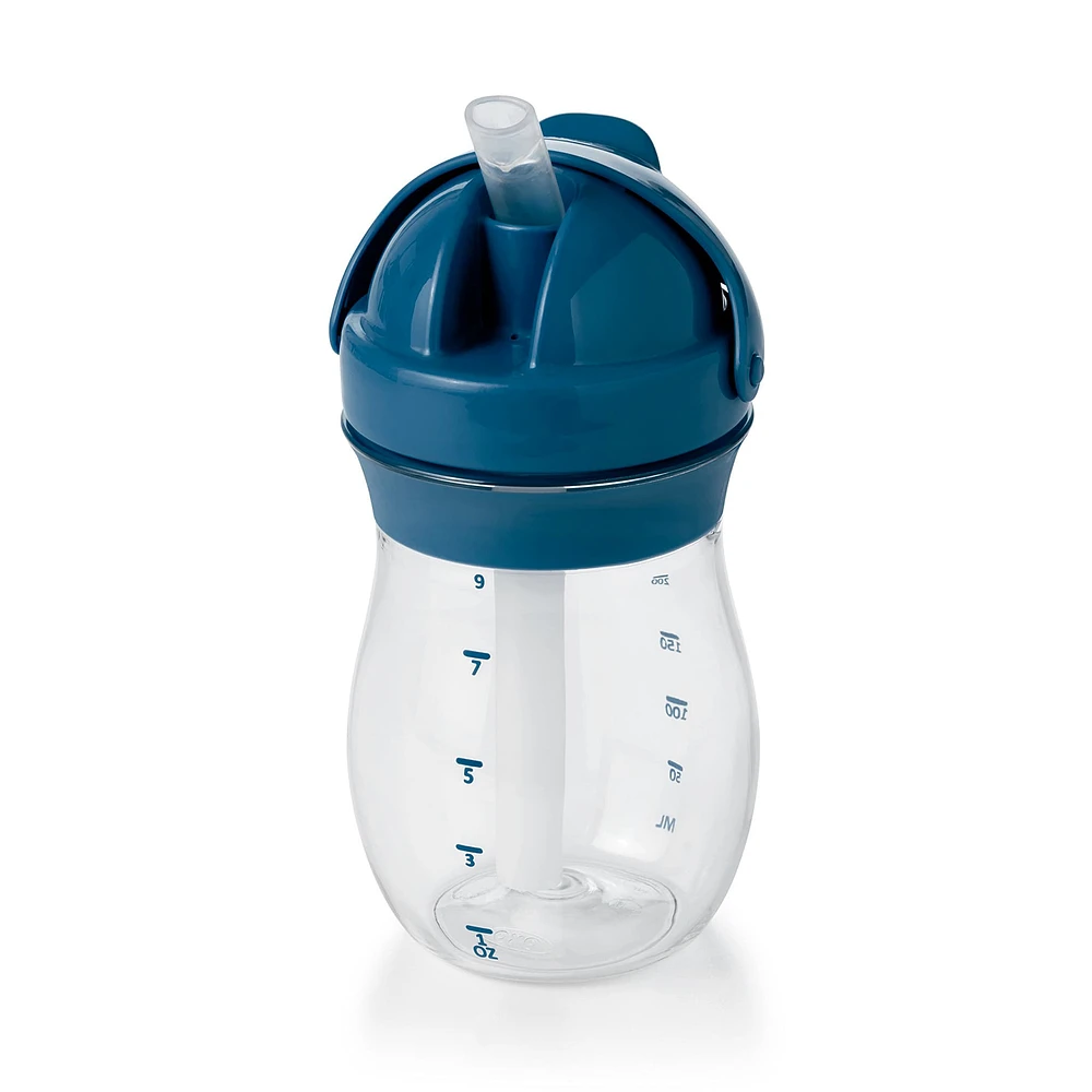 Gobelet Avec Paille 9oz OXO Tot - Marine