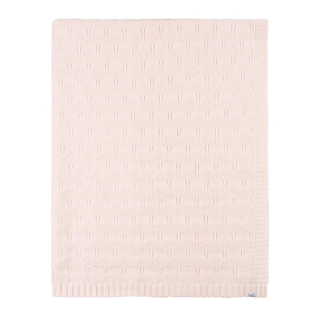 Sweater Knit Blancket - Pink