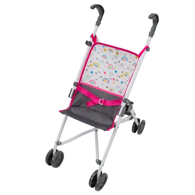 Toy Stroller for doll - Rainbow