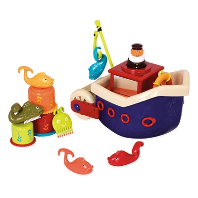 Jouet de bain Bateau de Pêcheur Fish & Splis