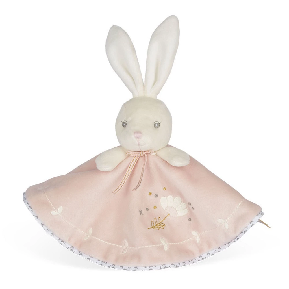 Doudou Rond Lapin Rose