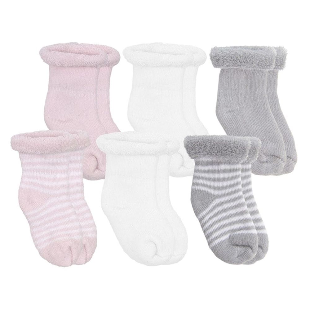 Terry Socks 6Pack Newborn