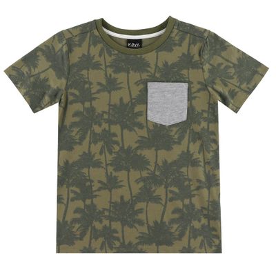 Island Palm Pocket T-shirt 7-14y