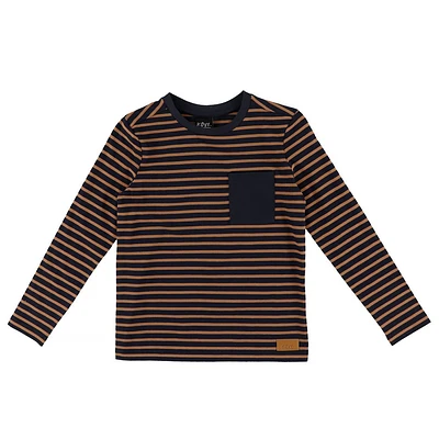 Sports Striped Long Sleeves T-Shirt 7-14y