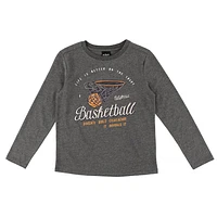 Basketball Long Sleeves T-Shirt 7-14y