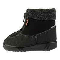 Musta Fleece Collar Boots Sizes 19-24