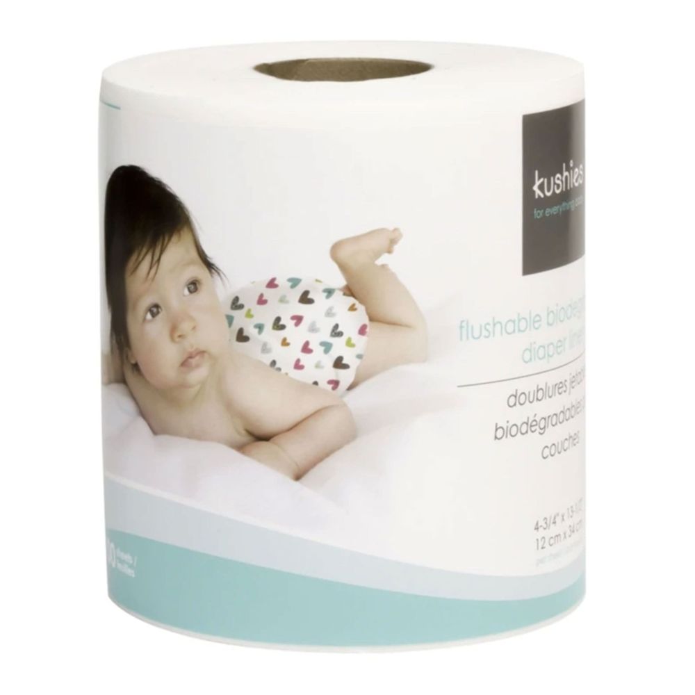 Biodegradable Diaper Liners - 100 sheets