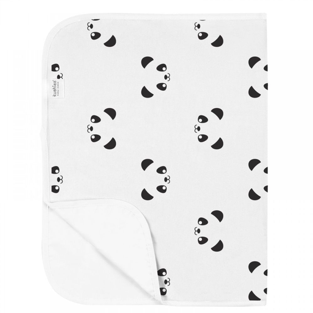 Flannel Flat Changing Pad - Panda