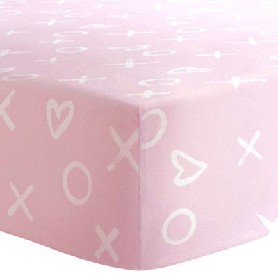 Playpen Sheet  - Pink Xo