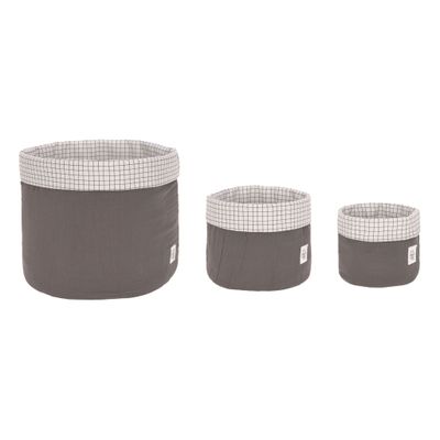 Storage Basket 3-Pack - Anthracite