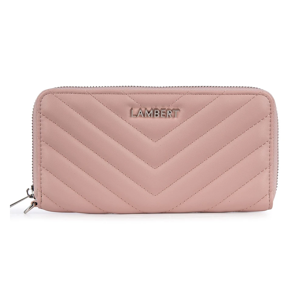 Portefeuille Matelassé Frida - Mystic Pink