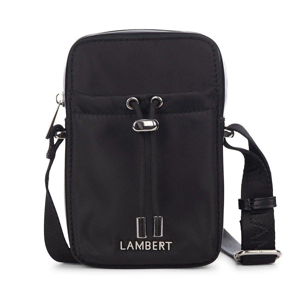 Isabella Shoulder Strap Phone Case - Black