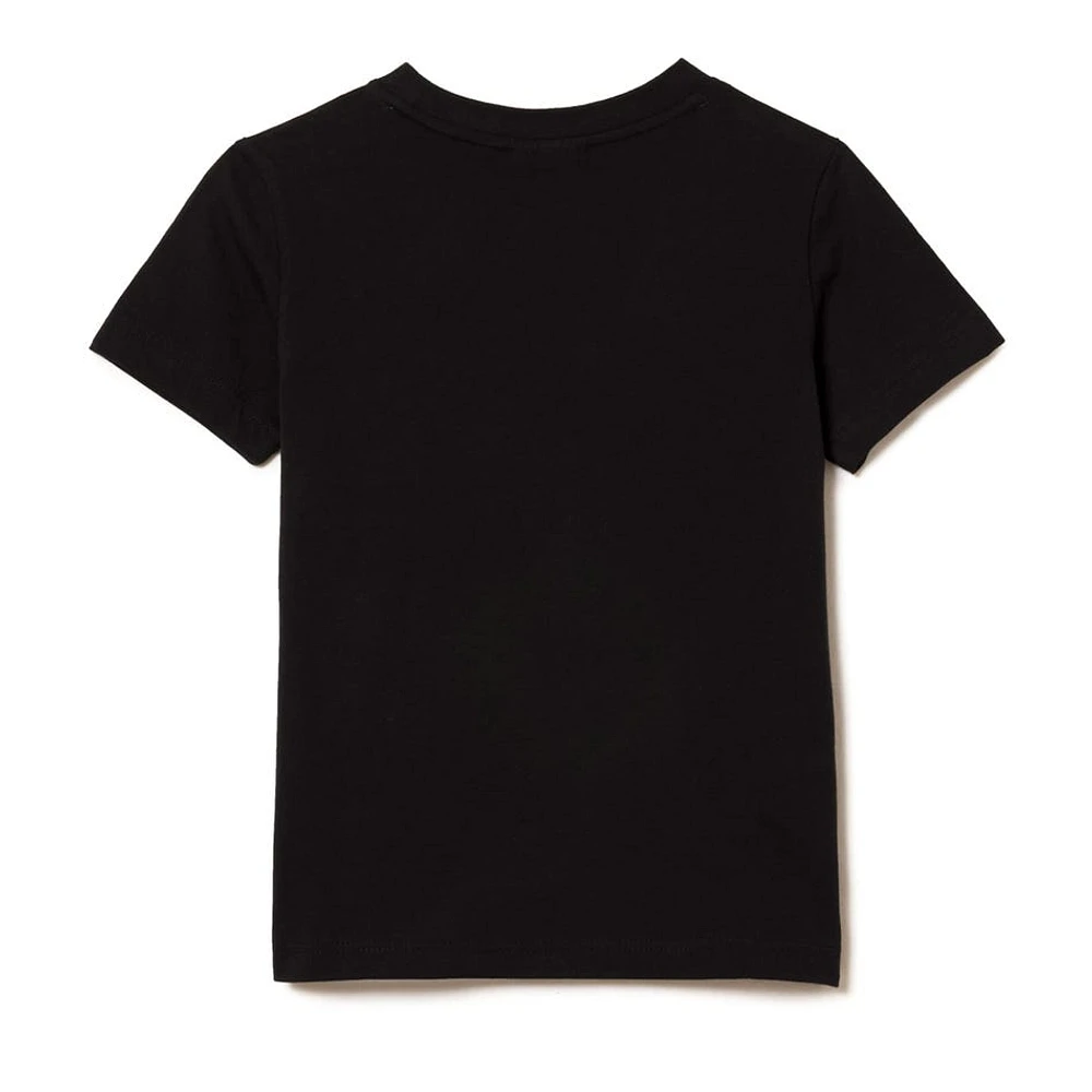 T-shirt Jersey Noir 2-8ans