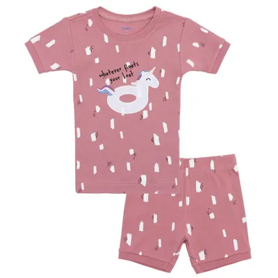 Unicorn Short Pajamass 8-14y