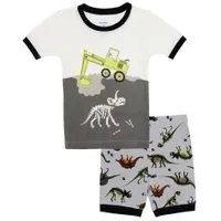 Dinos Short Pajamass 2-6y