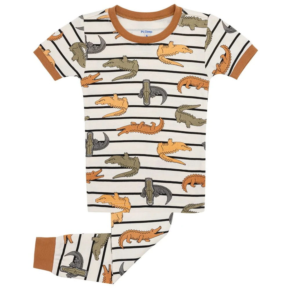 Pyjama Rayé Crocodile 2-6ans