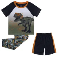 Dinos 3 Pieces Pajamas Set 2-6y