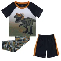 Dinos 3 Pieces Pajamas Set 2-6y