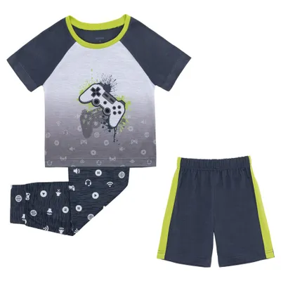 Video Games 3 Pieces Pajamas Set 8-14y