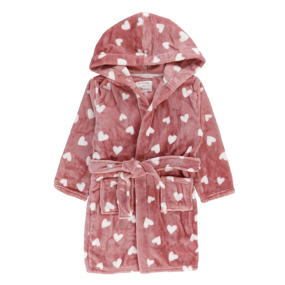 Girl Hooded Robe Knit 2-6X