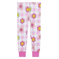 Flowers 3 Pieces Pajamas 2-14y