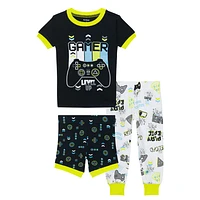 Gamer 3 Pieces Pajamas 2-14y