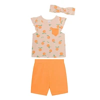 Ensemble Short Oranges 2-4ans