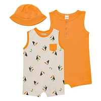 Ensemble Barboteuse Toucan 3-24mois