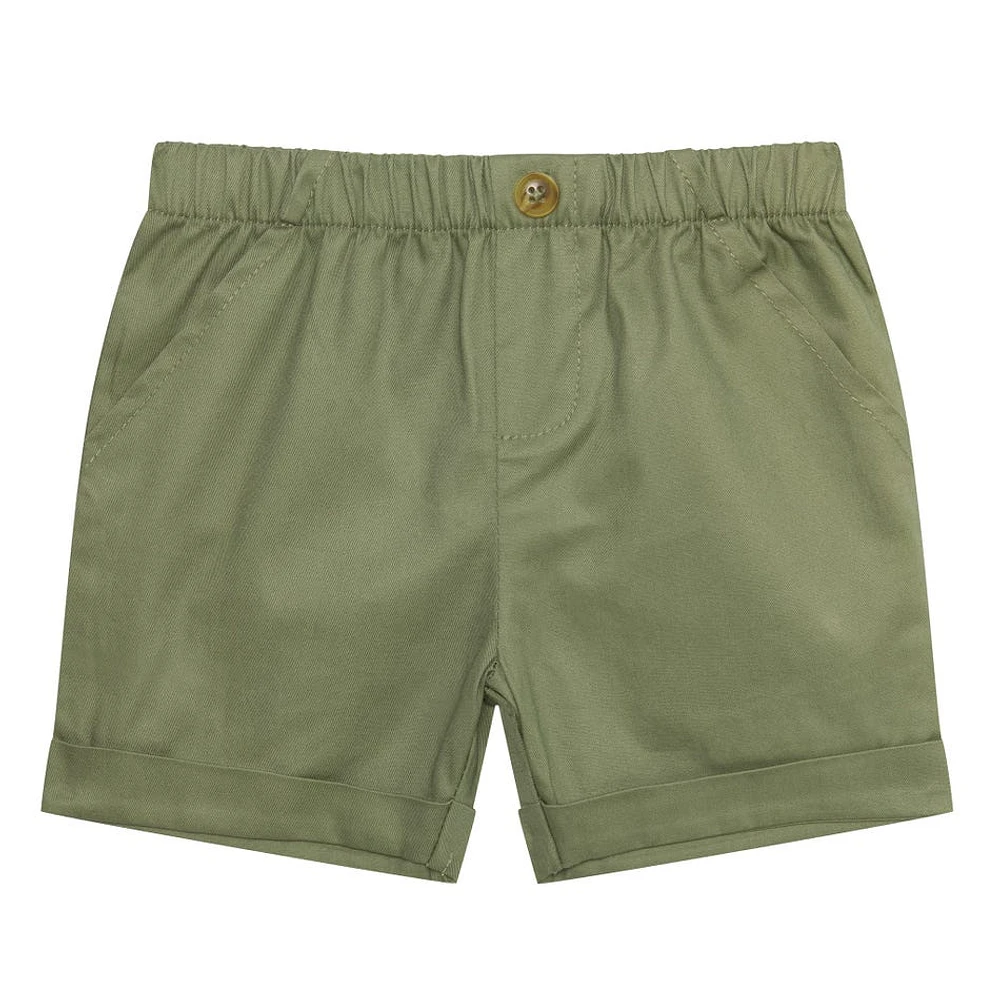 Ensemble Short 3 Pièces Feuilles 3-24mois