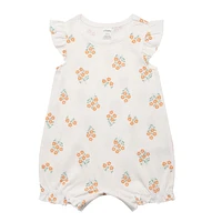 Barboteuse pqt3 Fleurs 3-24mois