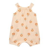 Barboteuse pqt3 Fleurs 3-24mois