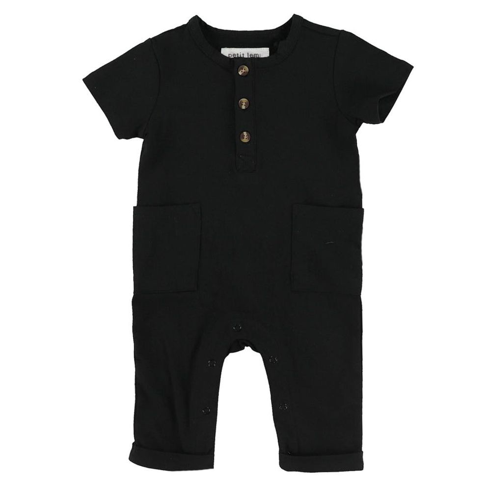 Black Playsuit 3-24m