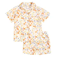 Citrus Poplin Short Sleep Set