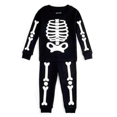 Skeleton Glow Pajamas 2-7y