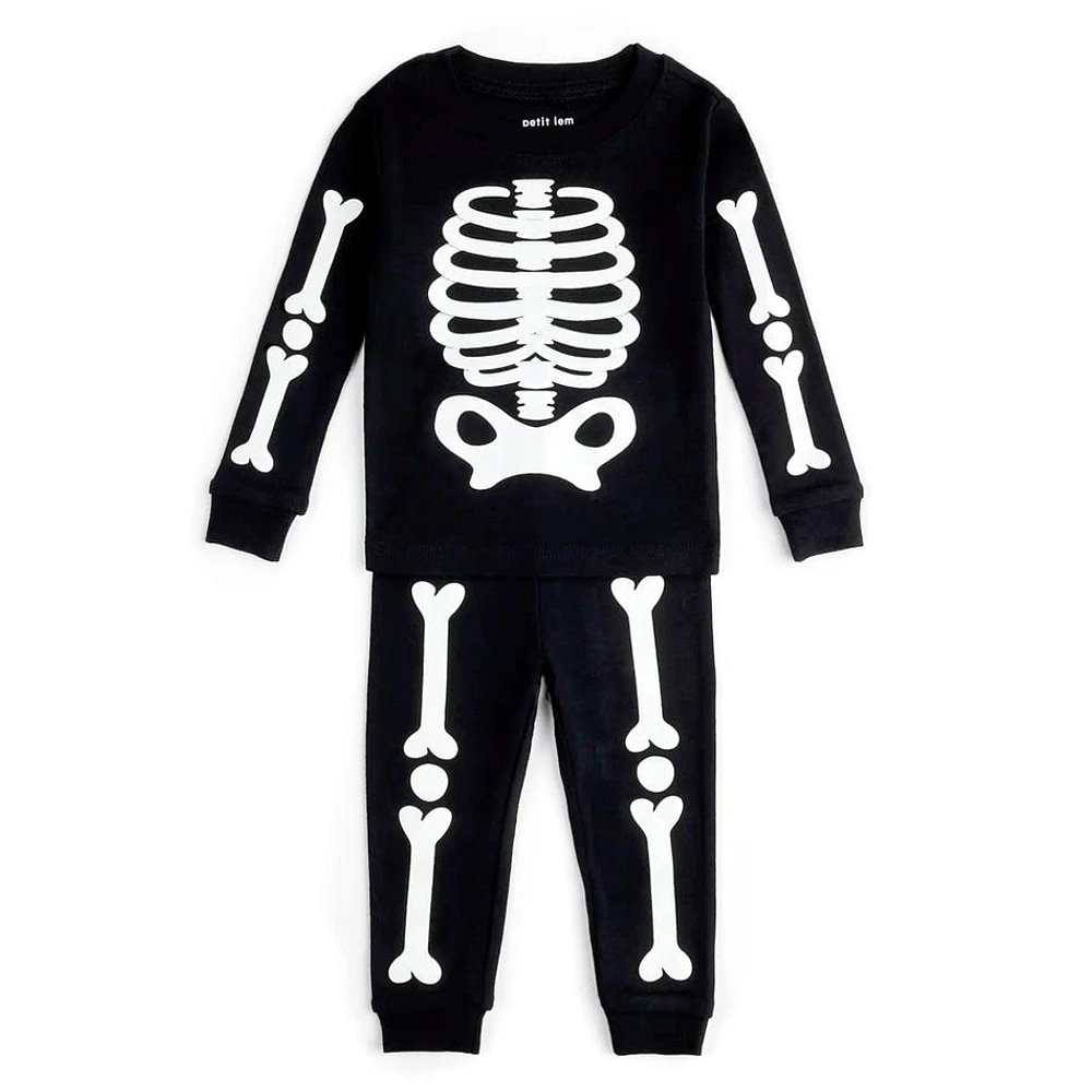 Skeleton Glow Pajamas 8-12y