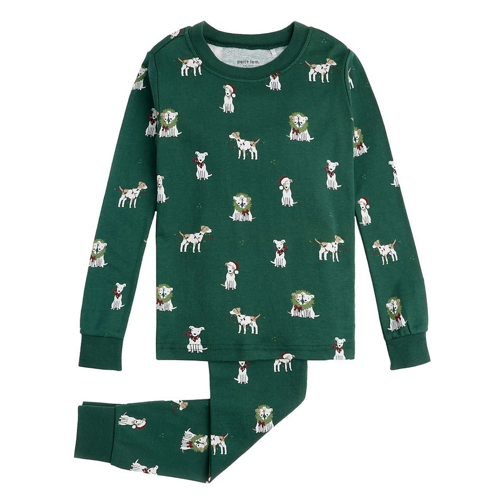 Pyjama Chiens Noël 2-7ans