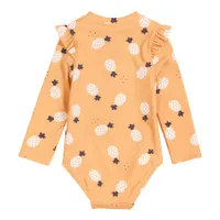 Pineapples Long Sleeves UV Swimsuit 0-24m