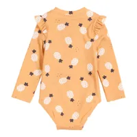 Pineapples Long Sleeves UV Swimsuit 0-24m