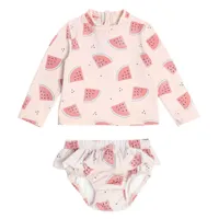 Watermelons 2 Pieces Long Sleeves Swim Diaper UV Set 6-24m