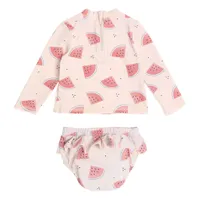 Watermelons 2 Pieces Long Sleeves Swim Diaper UV Set 6-24m