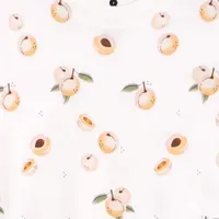 Peaches Print Pajamas Set 2-6x