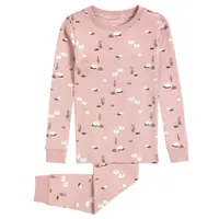 Lily Pad Print Pajamas Set 2-6x